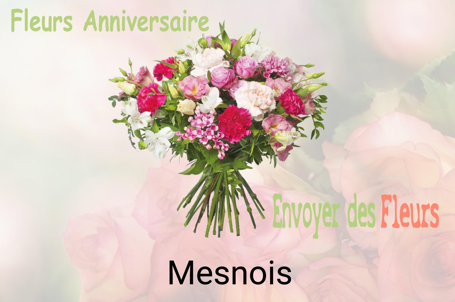 Bouquet de fleurs d’anniversaire livré à Mesnois